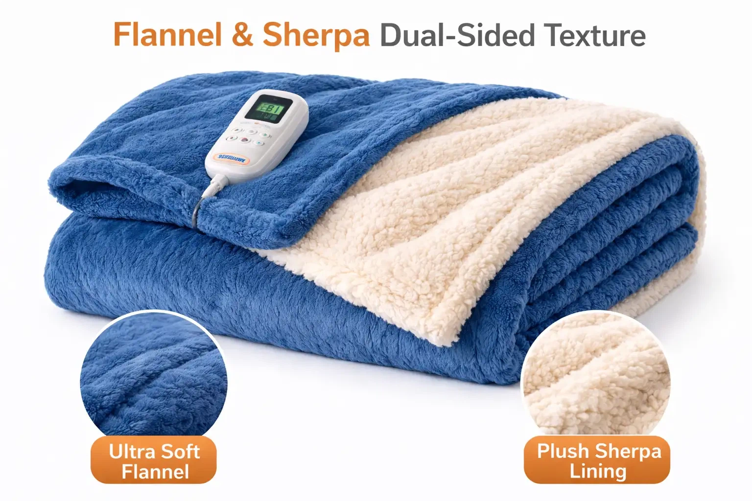 dual-sided texture of king size electric blankets@sshine dual-sided texture of king size electric blankets@sshine